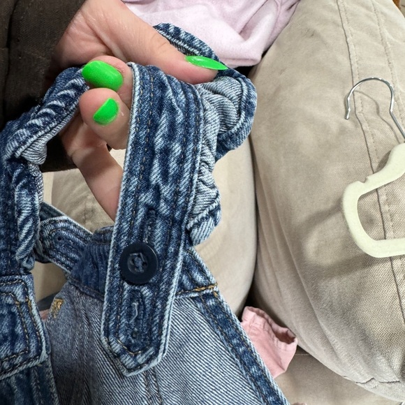 GAP Kids disney minnie mouse overalls embroidered toddler girl denim ruffles - Picture 8 of 10